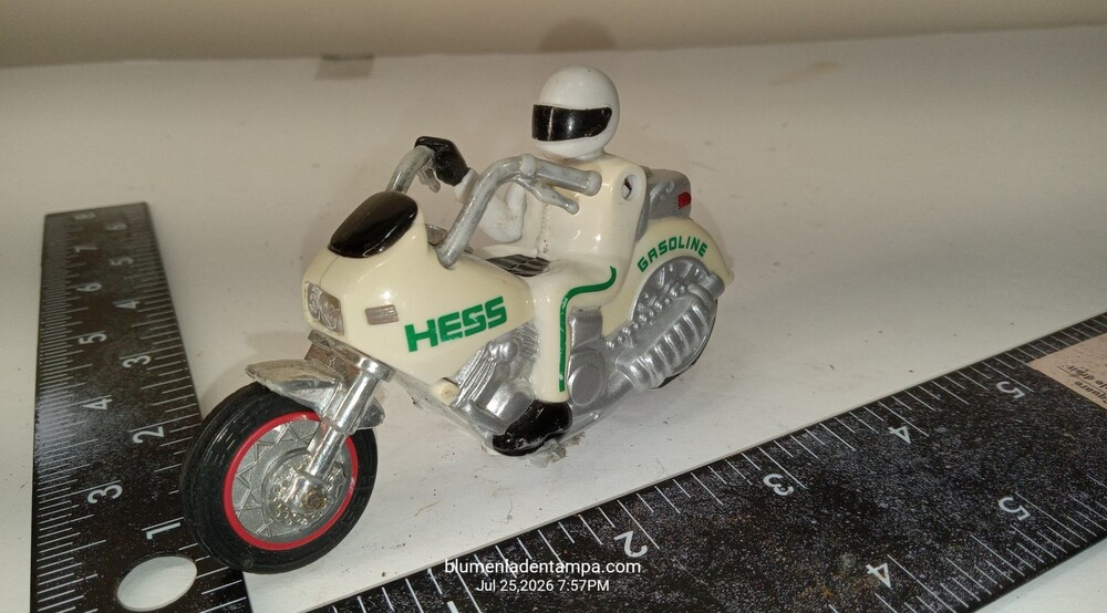 Lot of 4 Vintage Hess Toy Vehicles Motorcycle Race Car Dune Buggy Sport Car